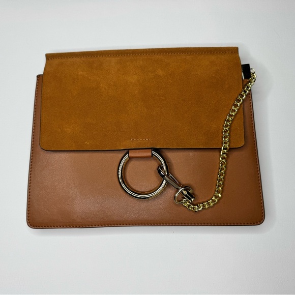 Large Brown Clutch - Picture 1 of 12